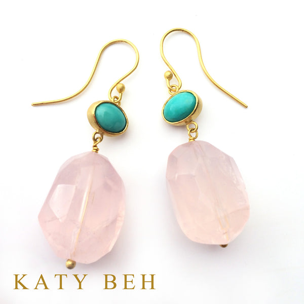 Earrings - Katy Beh 22k Gold Handmade Jewelry New Orleans