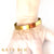 22k Gold Hammered Bangle Bracelet
