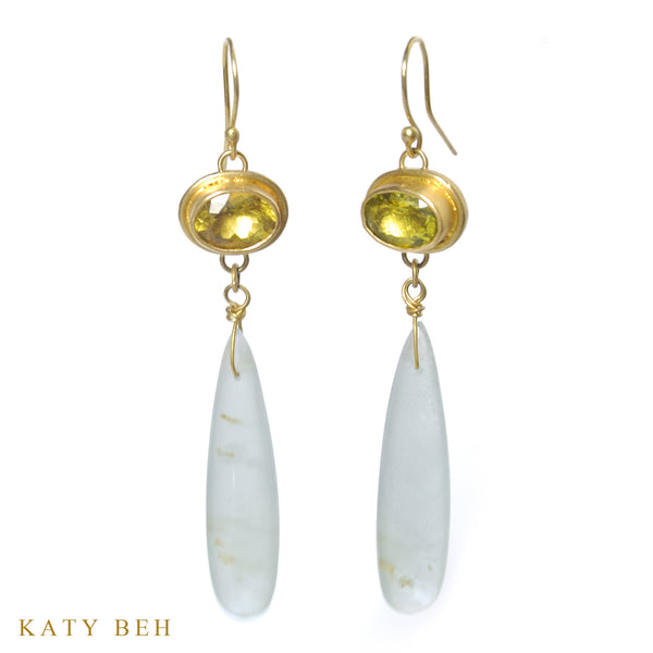 Earrings - Katy Beh 22k Gold Handmade Jewelry New Orleans