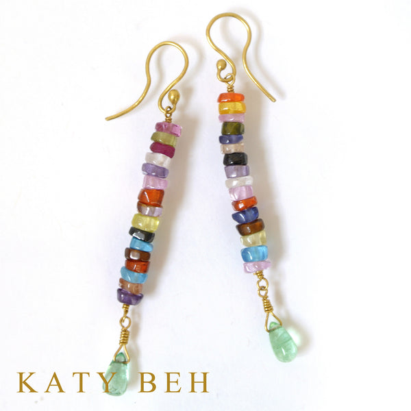 Earrings - Katy Beh 22k Gold Handmade Jewelry New Orleans