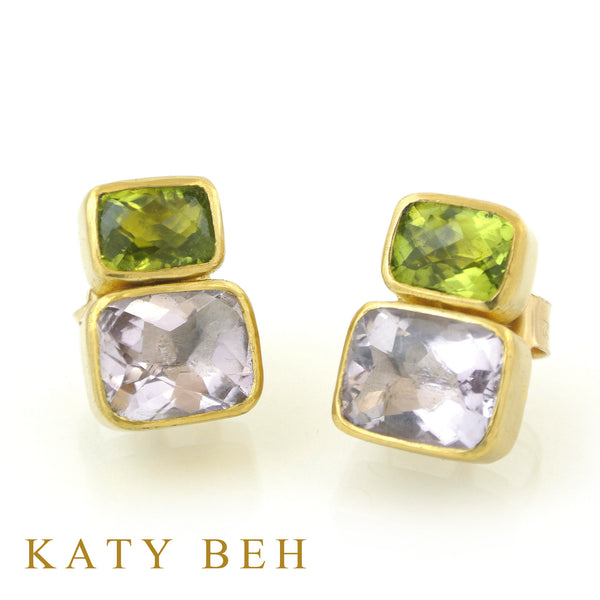 Earrings - Katy Beh 22k Gold Handmade Jewelry New Orleans