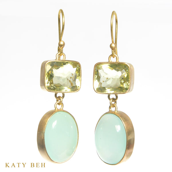 Earrings - Katy Beh 22k Gold Handmade Jewelry New Orleans