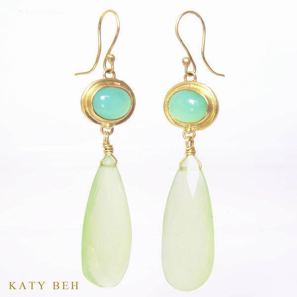 Earrings - Katy Beh 22k Gold Handmade Jewelry New Orleans