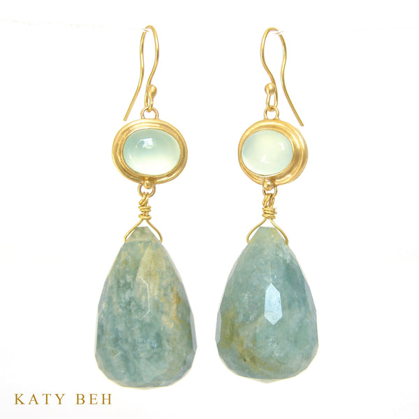 Earrings - Katy Beh 22k Gold Handmade Jewelry New Orleans