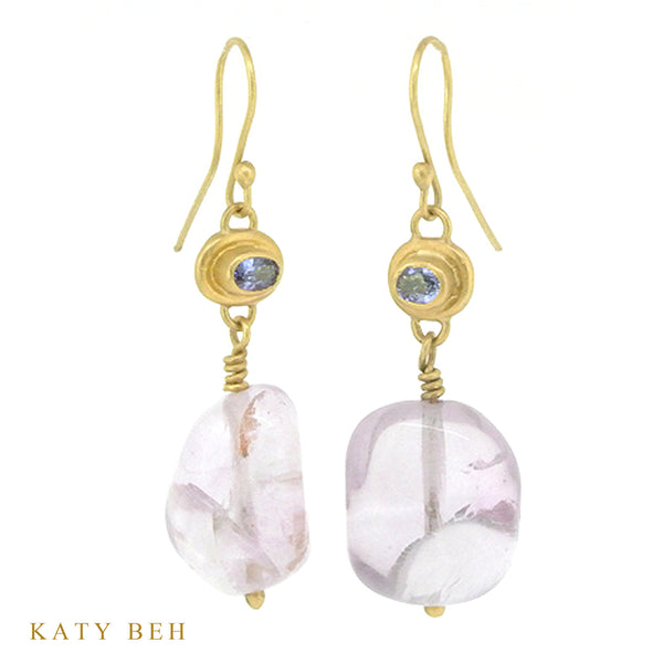 Earrings - Katy Beh 22k Gold Handmade Jewelry New Orleans