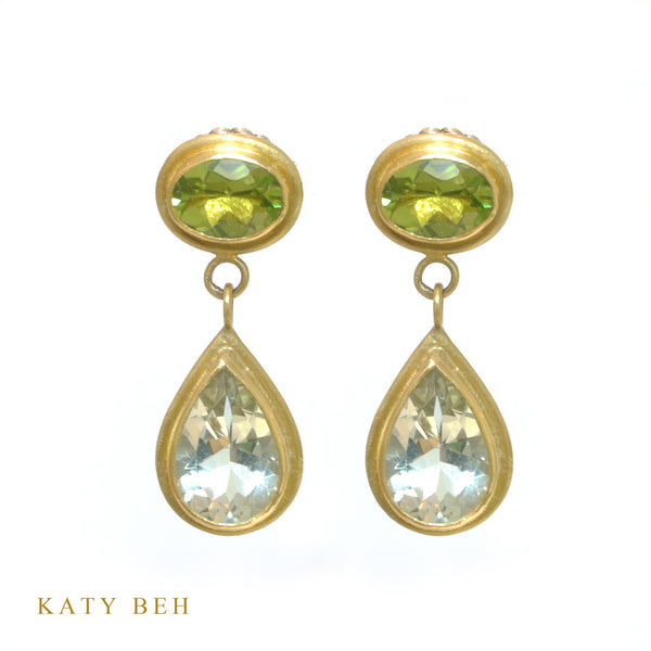 Earrings - Katy Beh 22k Gold Handmade Jewelry New Orleans