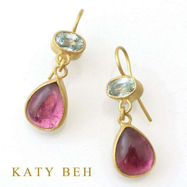 Earrings - Katy Beh 22k Gold Handmade Jewelry New Orleans