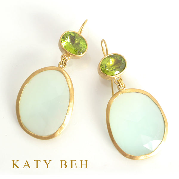 Earrings - Katy Beh 22k Gold Handmade Jewelry New Orleans
