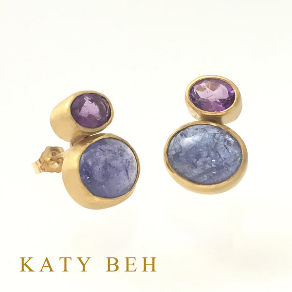 Earrings - Katy Beh 22k Gold Handmade Jewelry New Orleans