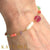 Antonais Fancy Gemstone and Biwa Pearl Bracelet