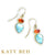 Voilaine Ethiopian Opal and Larimar Earrings