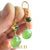 Nell Peridot and Green Chrysoprase Earrings