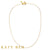 22k Yellow Gold Open Chain with Handmade Clasp 18"