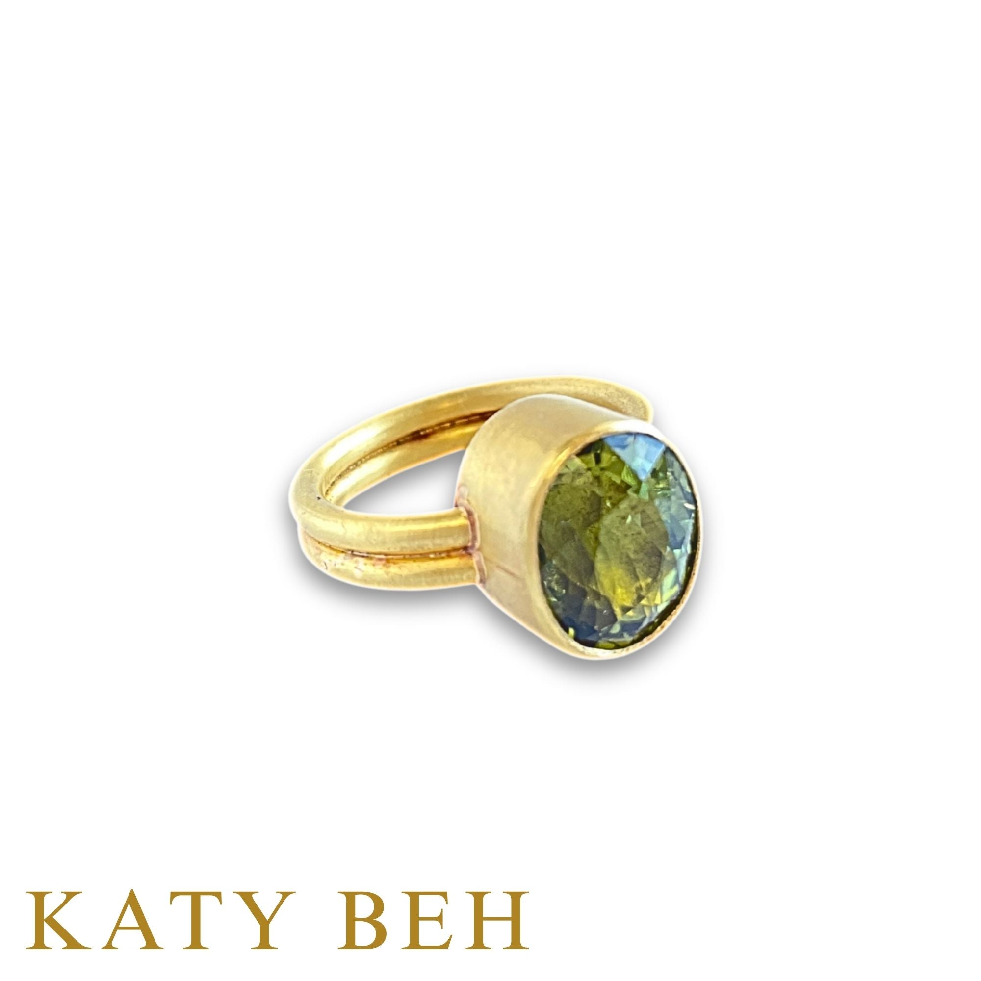 Kai Olive Tourmaline Ring