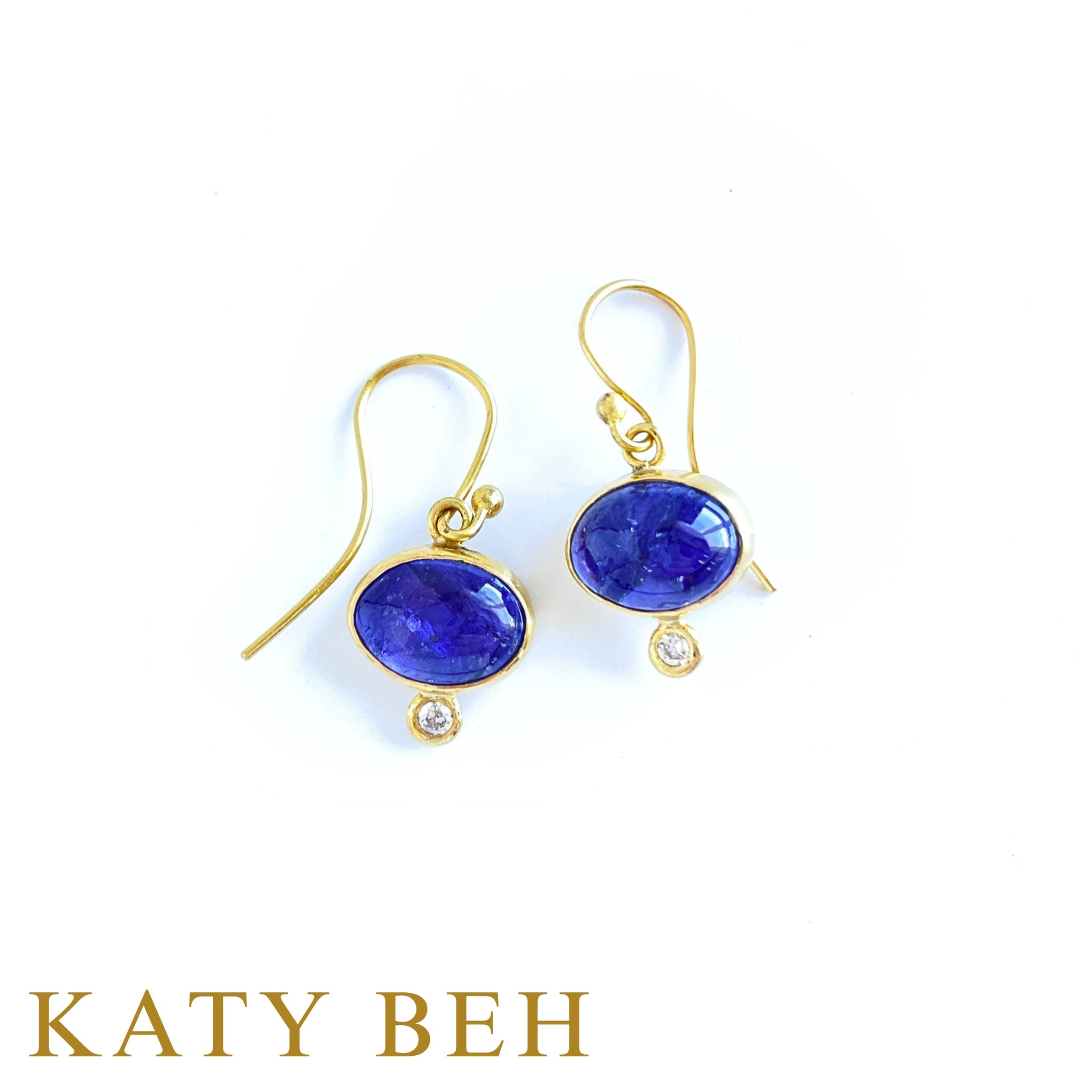 Cordelia Tanzanite and Diamond Earrings