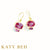 Lula Pink Topaz and Pink Sapphire Earrings
