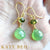 Nell Peridot and Green Chrysoprase Earrings