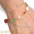 Antonais Fancy Gemstone and Biwa Pearl Bracelet