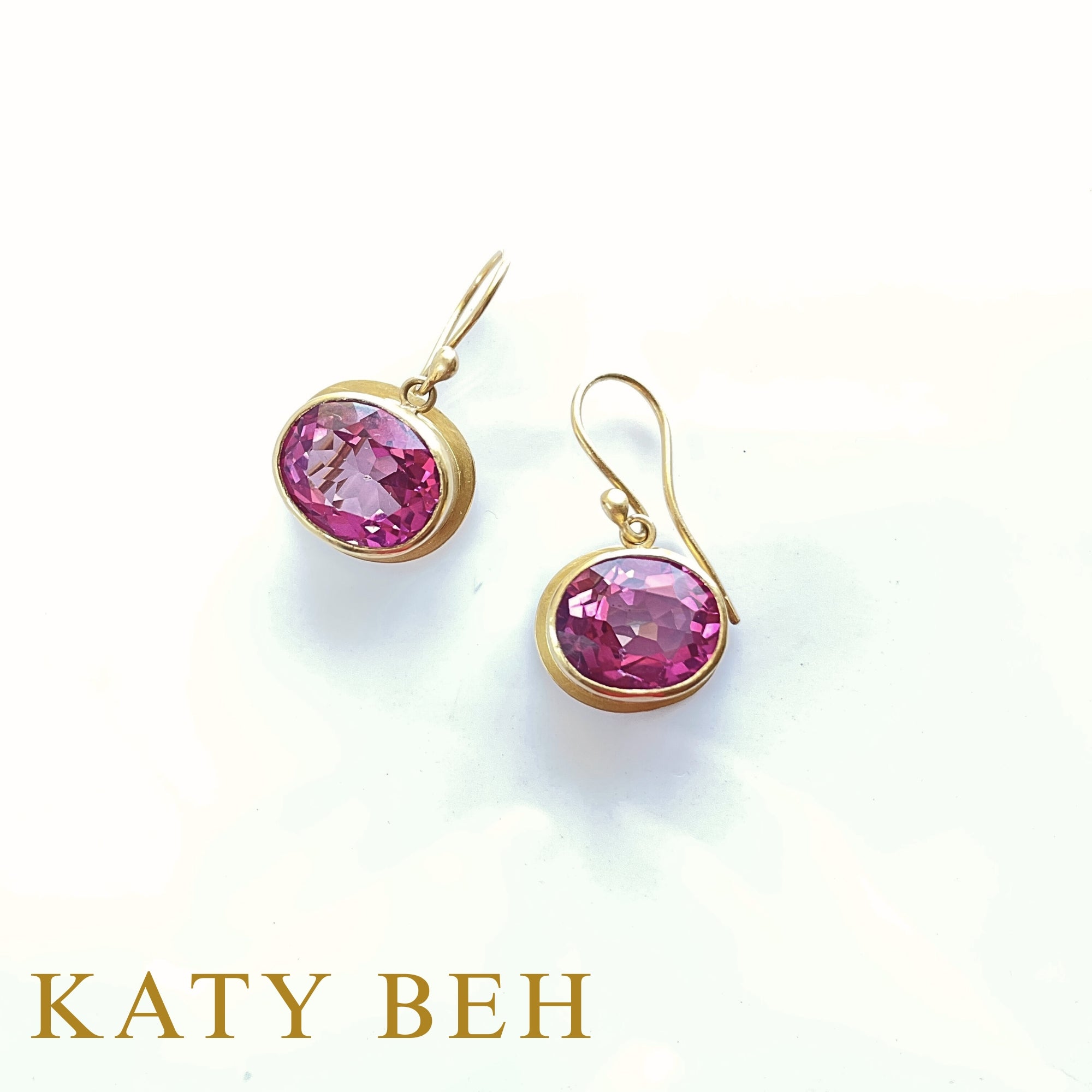 Catalina Blush Topaz Earrings