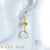 Cleo Peridot and Green Amethyst Earrings