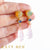 Desi Ethiopian Opal, Tanzanite and Rose Quartz Earrings