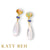 Desi Ethiopian Opal, Tanzanite and Rose Quartz Earrings