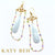 Gabby Fancy Gemstone Mix and White Moonstone Earrings
