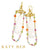Gabby Fancy Gemstone Mix and White Moonstone Earrings