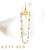 Gabby Fancy Gemstone Mix and White Moonstone Earrings