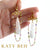 Gabby Fancy Gemstone Mix and White Moonstone Earrings