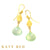 Gladys Chrysoberyl and Prehnite Earrings