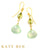 Gladys Chrysoberyl and Prehnite Earrings