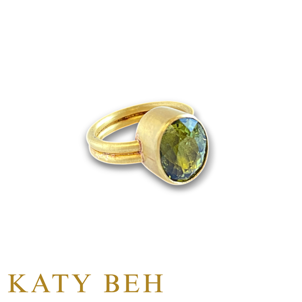 Kai Olive Tourmaline Ring