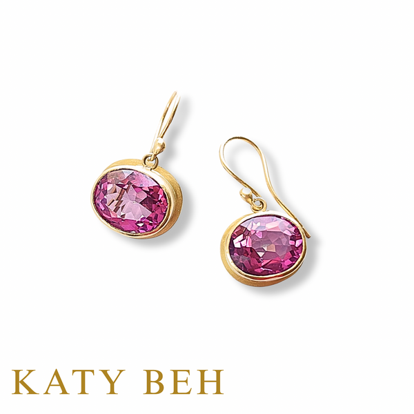 Catalina Blush Topaz Earrings