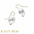 Casey Clear Crystal Quartz & Diamond Earrings