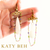 Gabby Fancy Gemstone Mix and White Moonstone Earrings