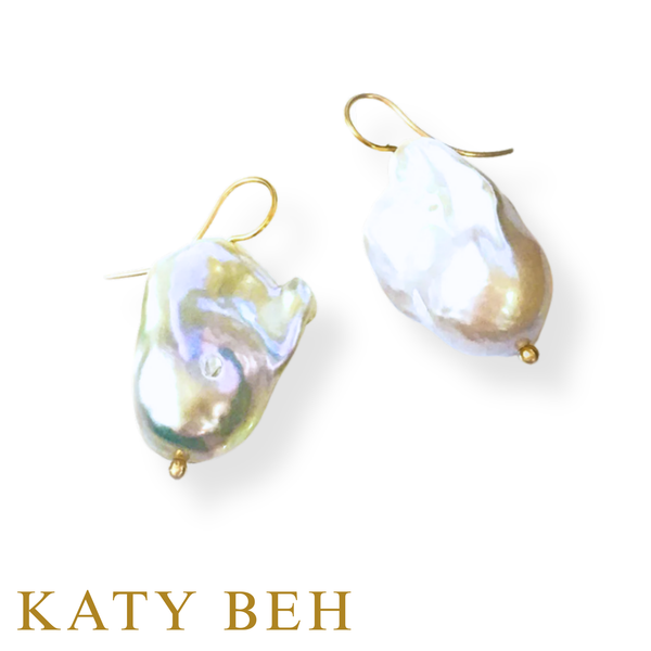 Delaney Fireball Freshwater Pearl Earrings