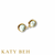 Beatrice Blue Topaz and Diamond Stud Earrings
