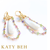Gabby Fancy Gemstone Mix and White Moonstone Earrings