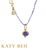 Tessa Tanzanite and Diamond Pendant
