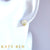 Janelle White Topaz and Diamond Stud Earrings