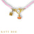 Pansy Pink Chalcedony Necklace