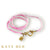 Pansy Pink Chalcedony Necklace