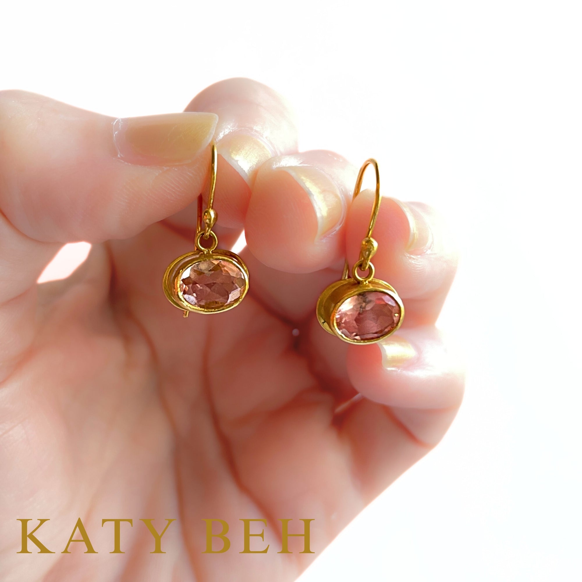 Philippa Morganite Earrings