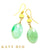 Ruth Apatite and Chrysoprase Earrings