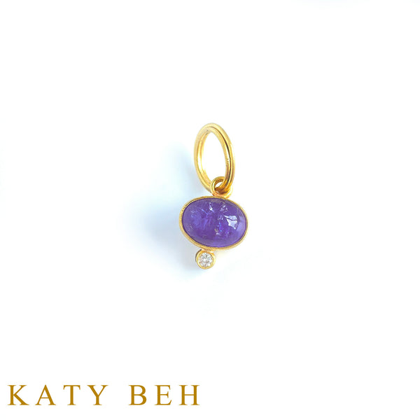 Tessa Tanzanite and Diamond Pendant