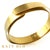 22k Gold Coil Cuff Bracelet