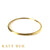 22k Gold Round Bangle Bracelet