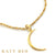 22k Yellow Gold Wrapped Link Chain Necklace