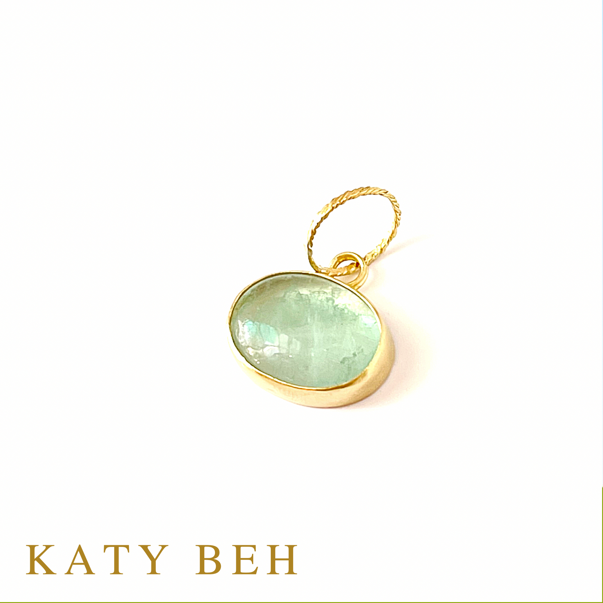 Cindy Mint Green Fluorite Pendant